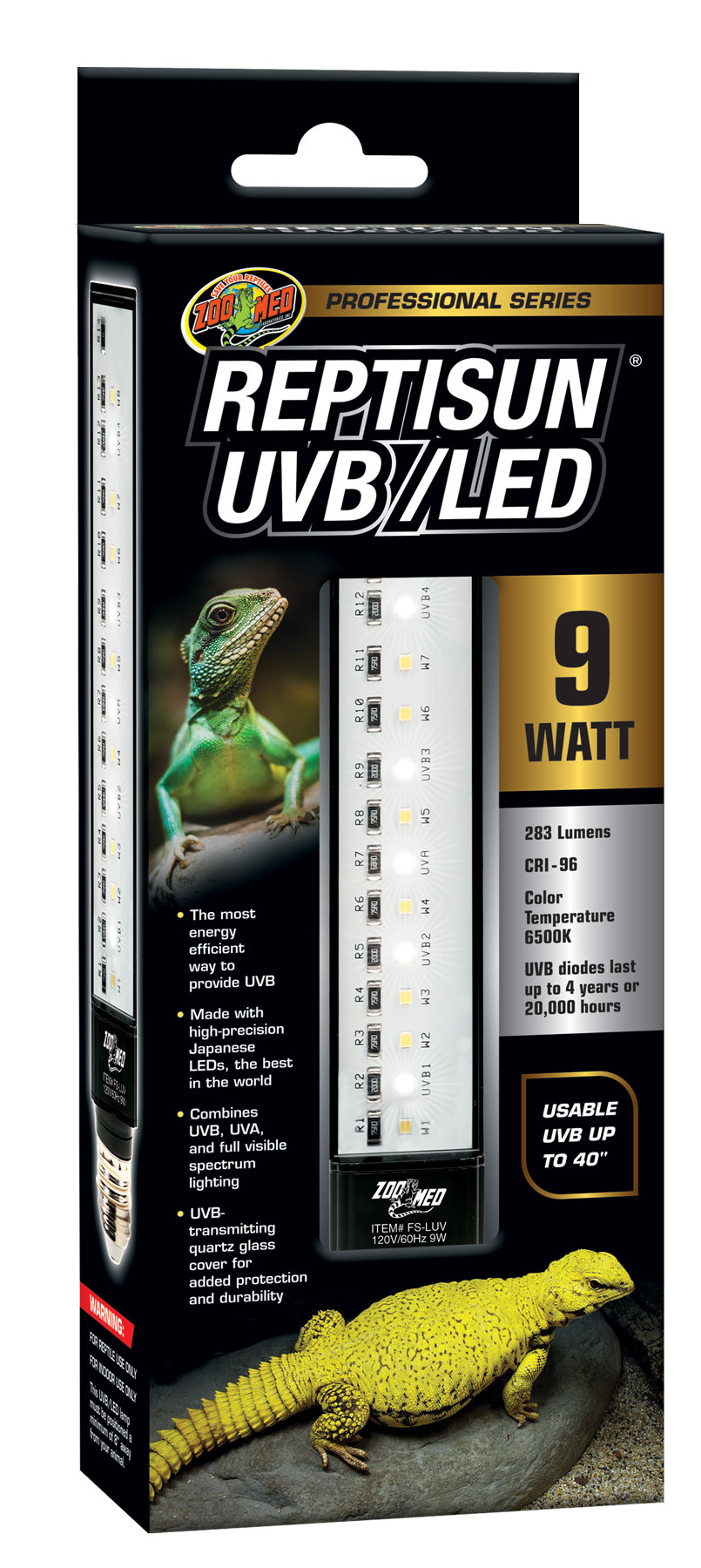 UVランプ REPTISUN UVB/LED 9W Reptisun UVB/LED Bulb 9 watt - Snake Discovery