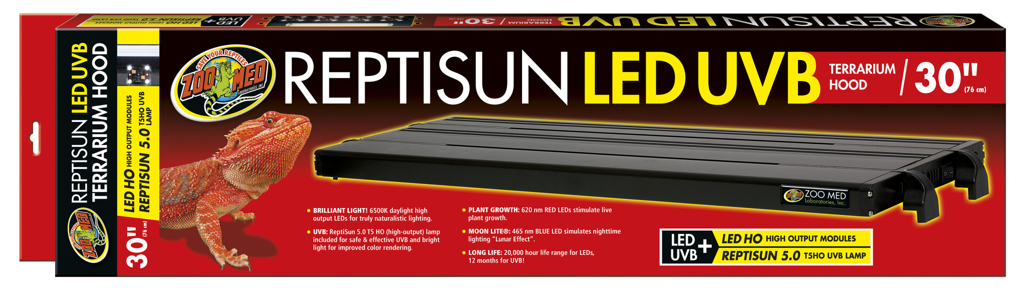 ReptiSun LED/UVB Fixture 30 inch Snake Discovery