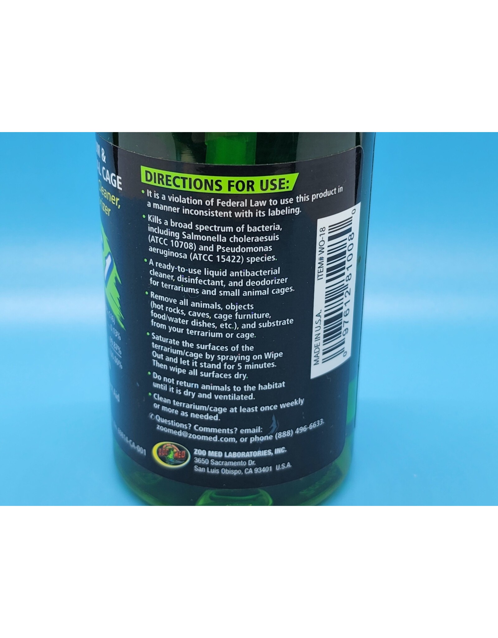 Zoo Med Zoo Med Wipe Out 1 8.75 oz
