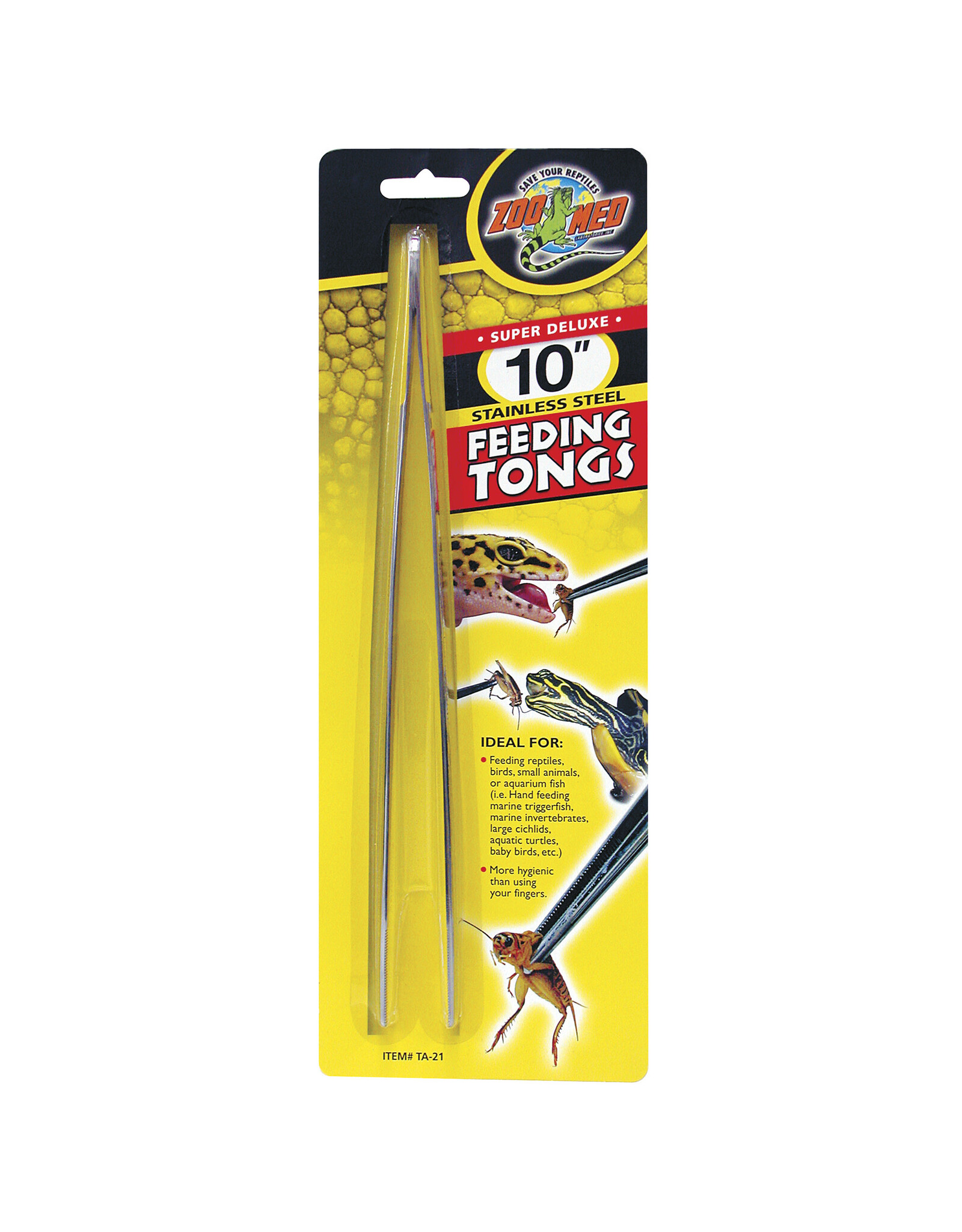 Zoo Med Zoo Med Stainless Steel Feeding Tongs 10"