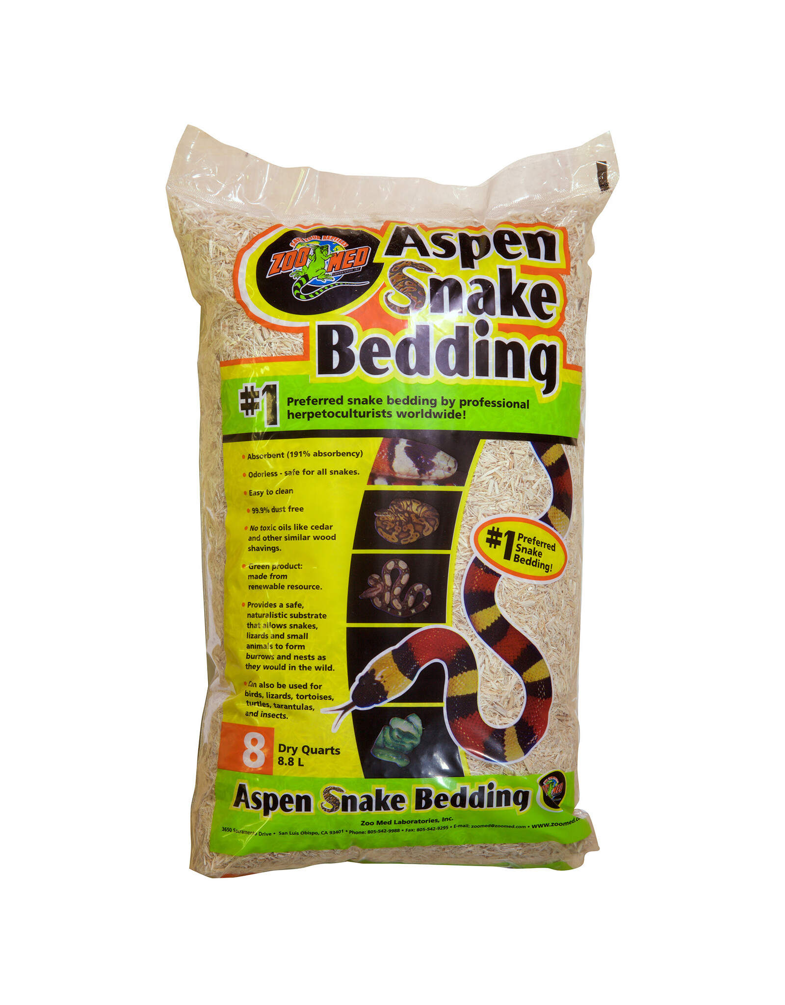 Aspen Bedding 8Qt Snake Discovery
