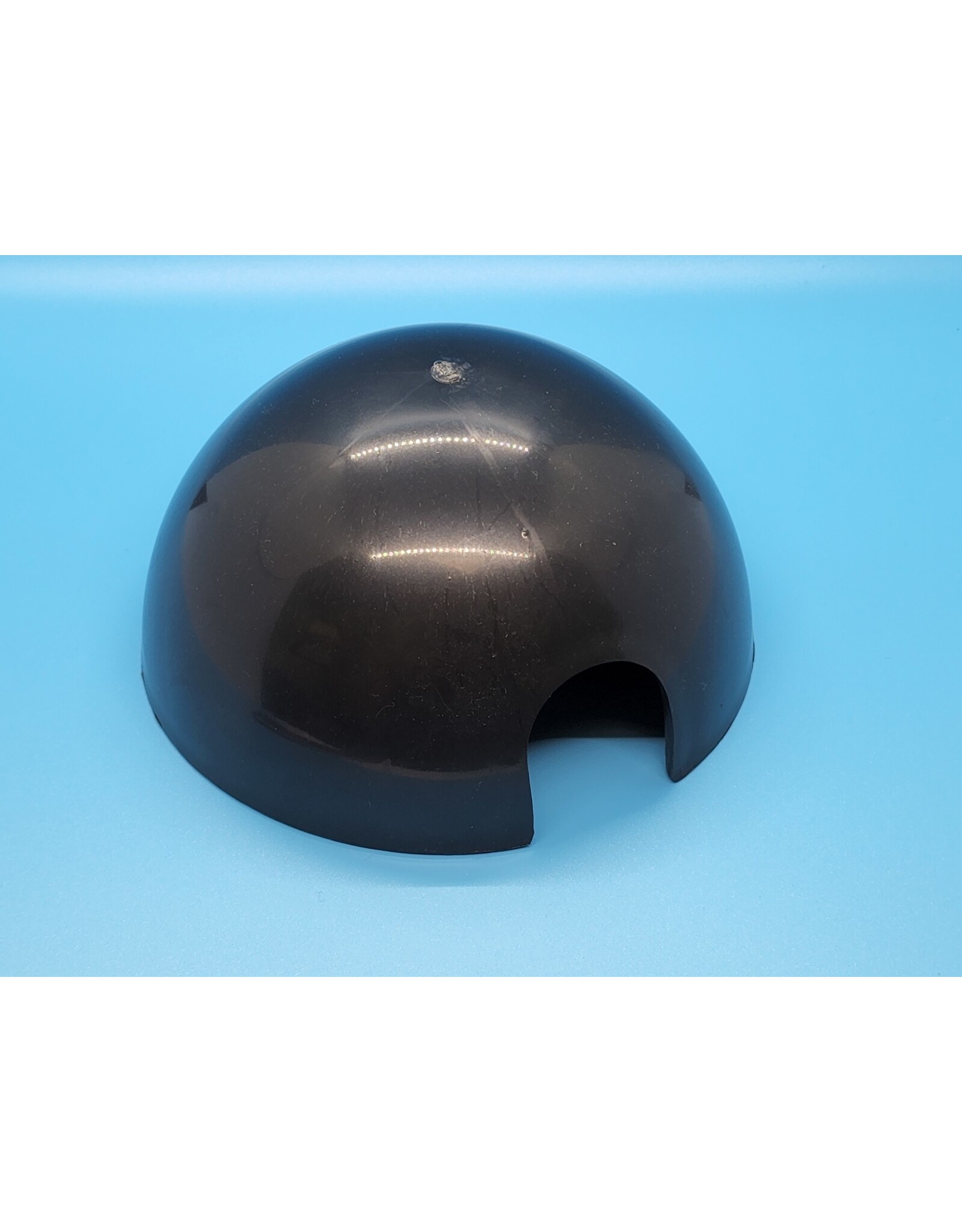 Reptile Basics Black Plastic Dome Hide Small