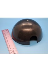 Reptile Basics Black Plastic Dome Hide Small