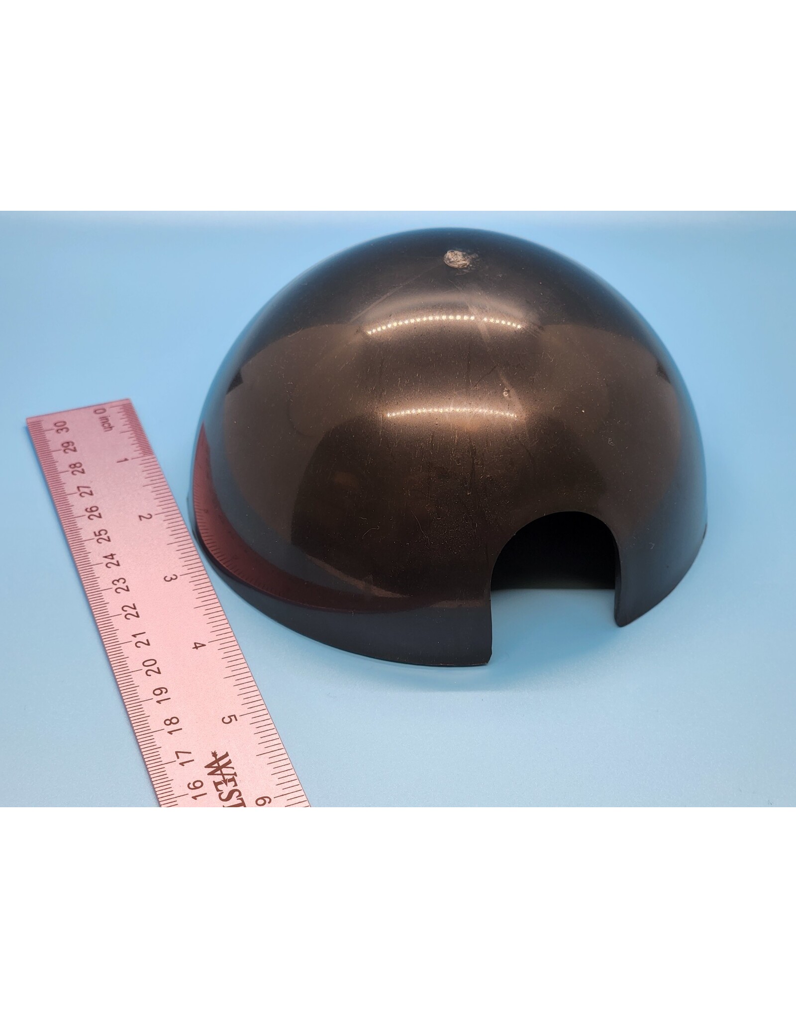 Reptile Basics Black Plastic Dome Hide Small