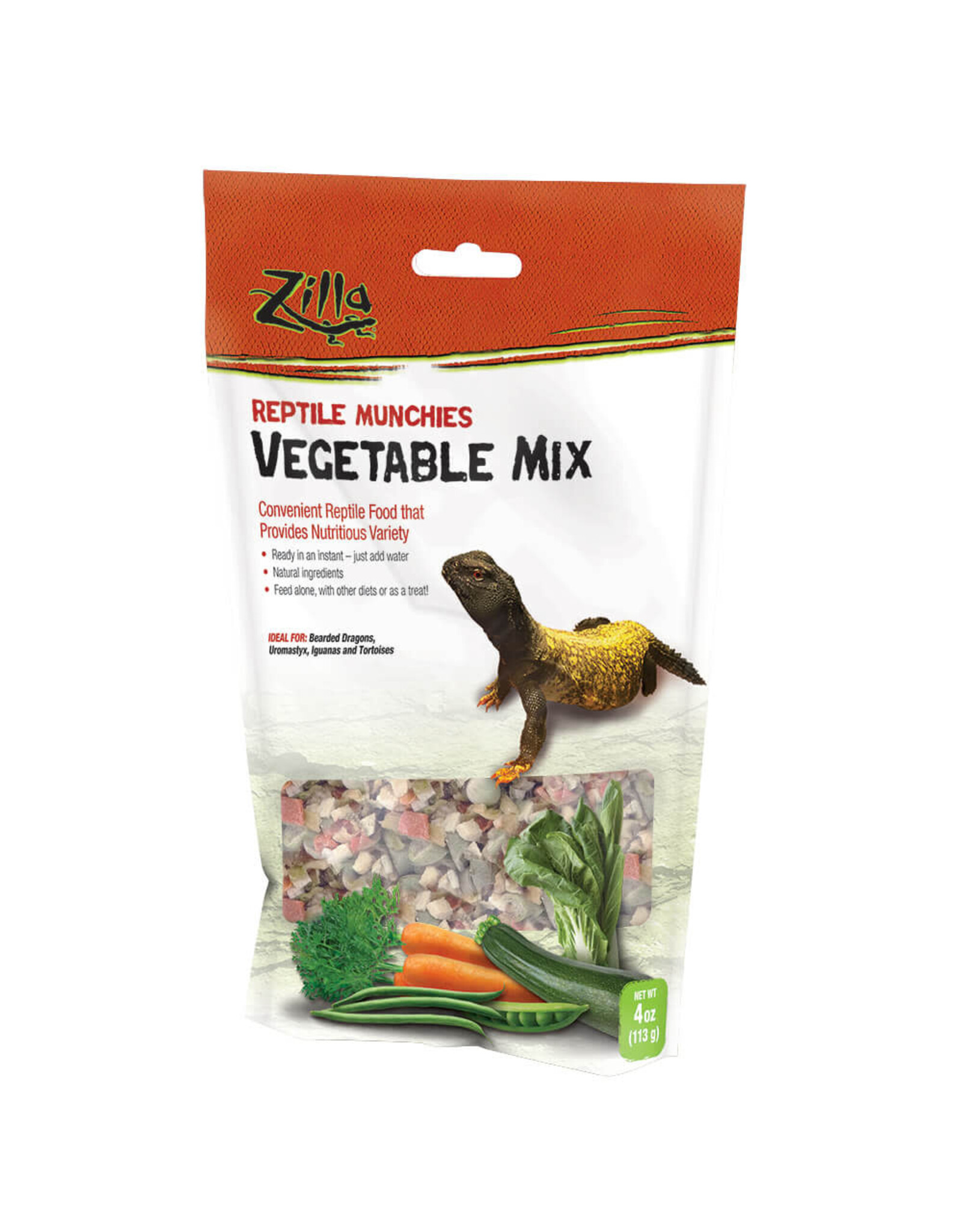 Zilla Reptile Munchies 4oz Vegetable