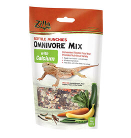 Zilla Zilla Reptile Munchies Omnivore Mix w/ Calcium 4oz