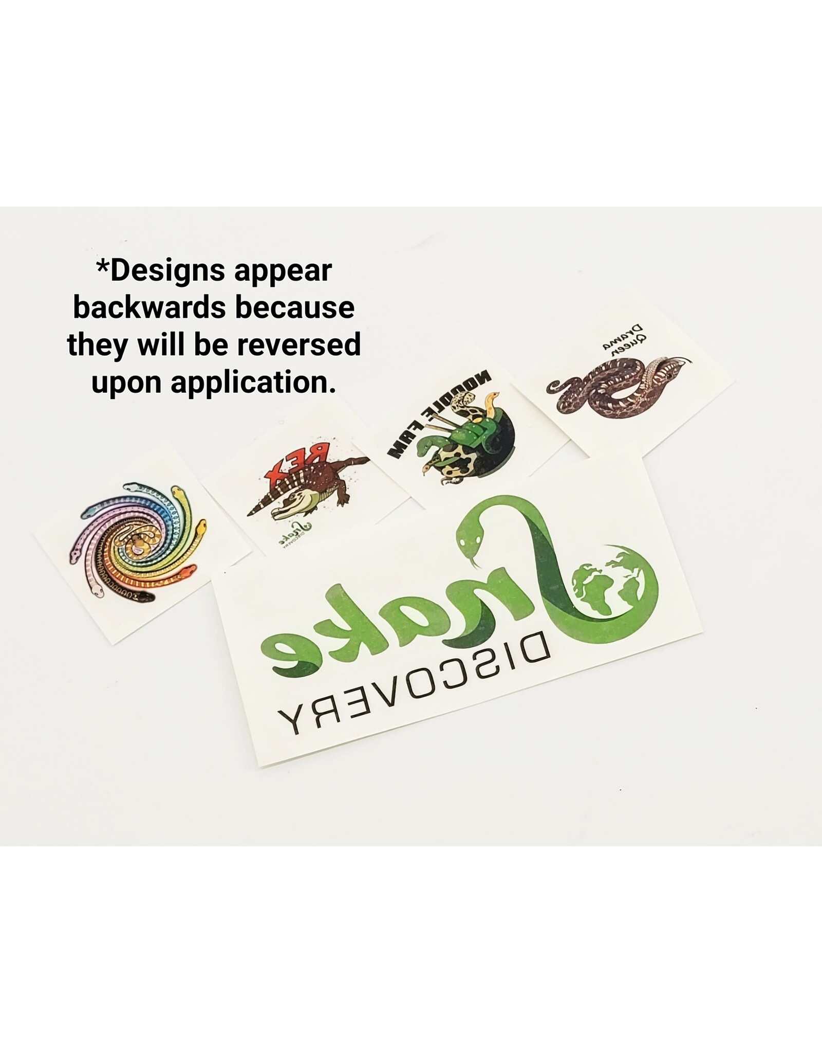 Snake Discovery Snake Discovery Temporary Tattoo Set – Match the 3M Milestone Tattoos!