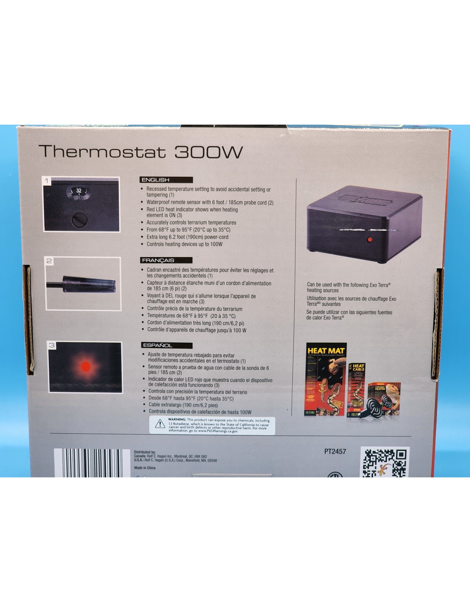 Exo Terra Exo Terra On/Off Thermostat 300W