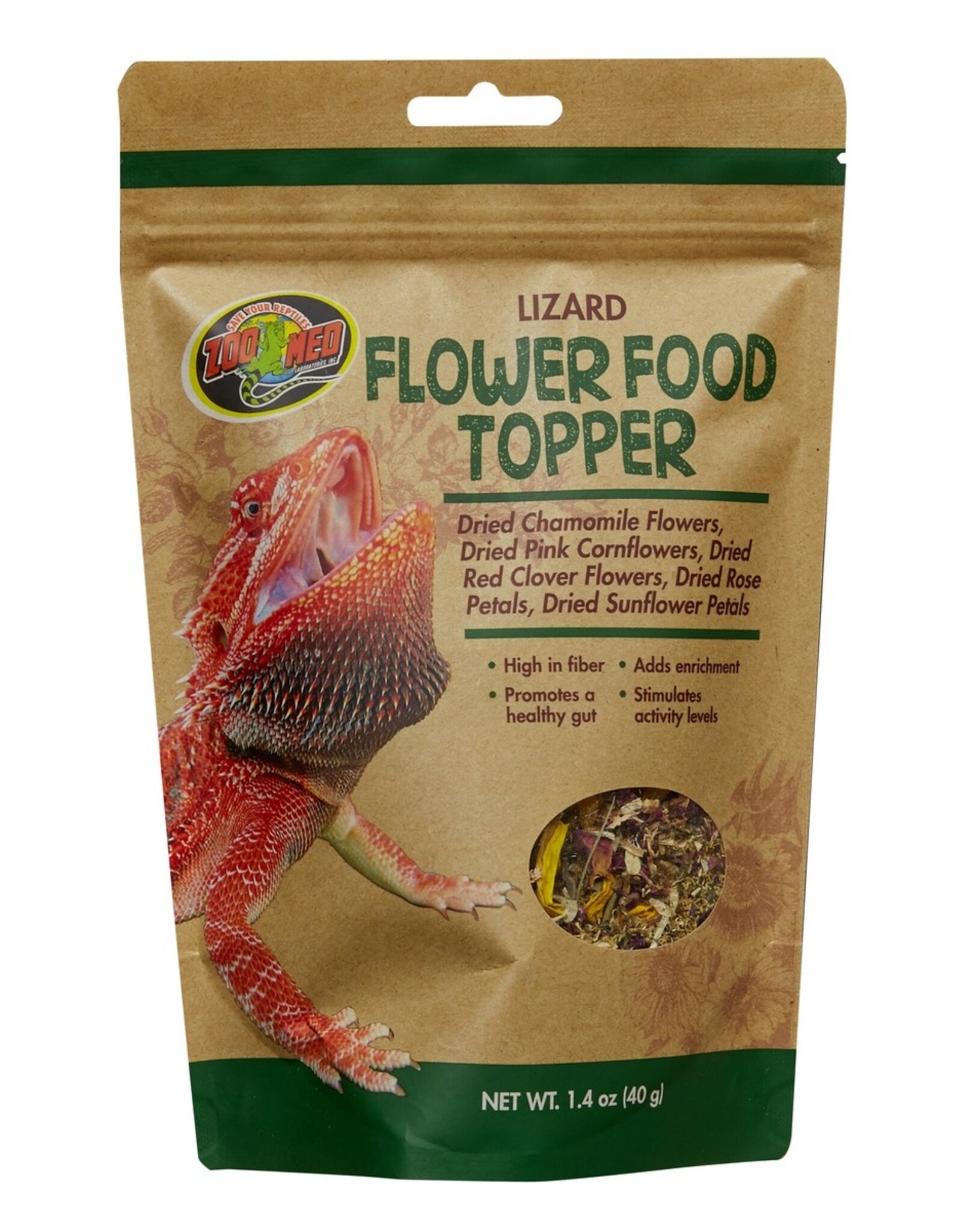 Zoo Med Lizard Flower Food Topper 1.4oz