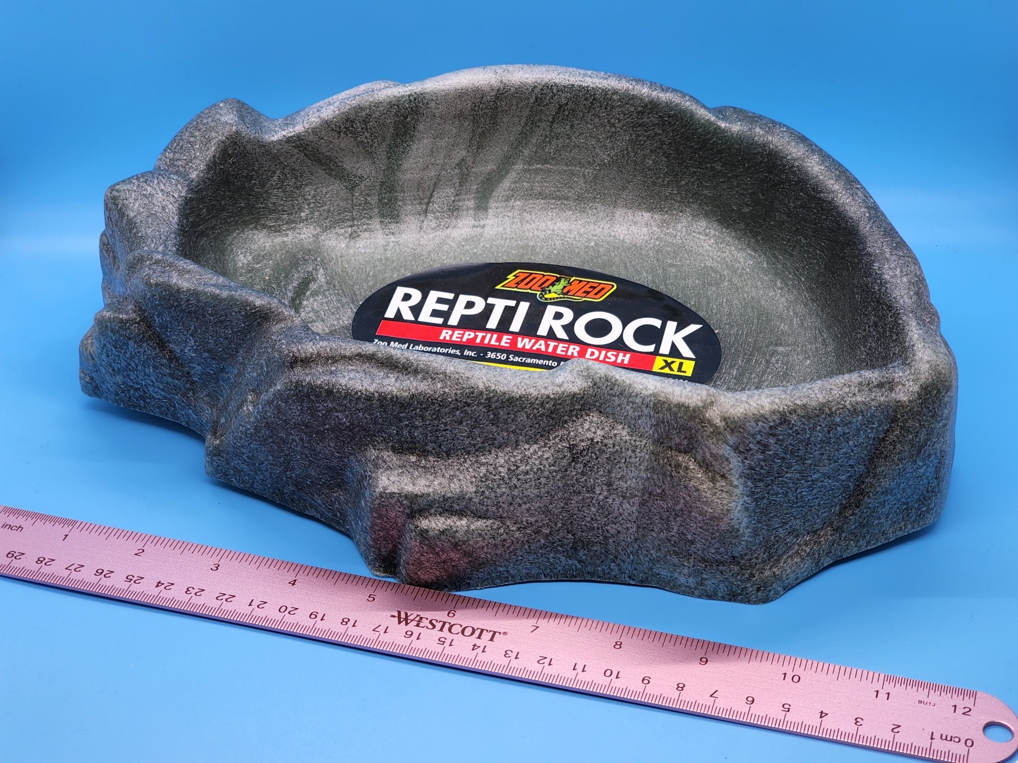 Zoo Med Repti Rock Water Dish XL ( UPC 0505 ) Snake Discovery