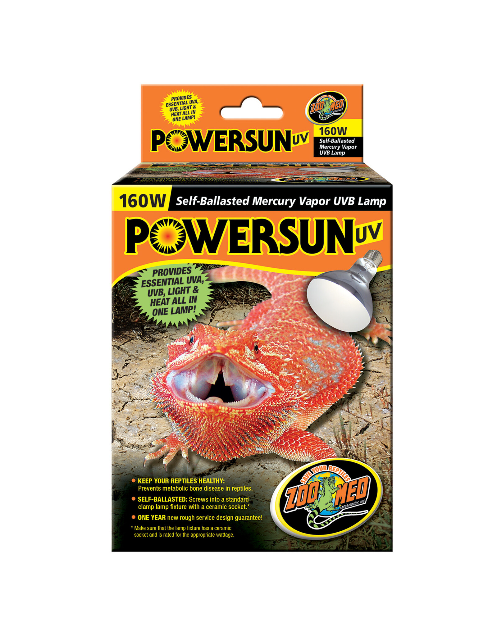 Zoo Med Zoo Med Powersun Mercury Vapor 160W