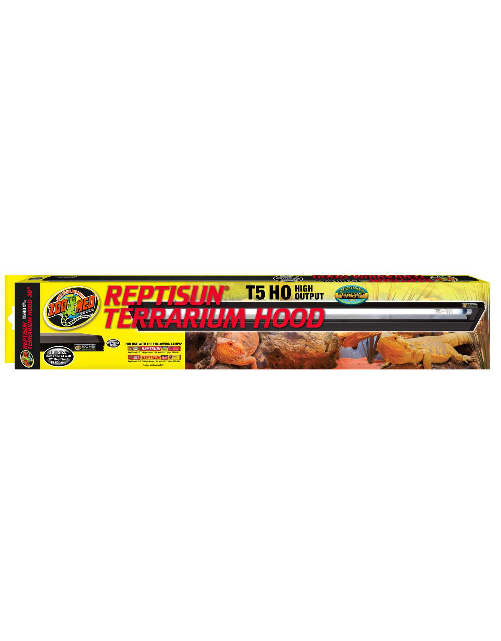 Zoo Med Zoo Med Reptisun T5 5.0 UVB Terrarium Hood 30"