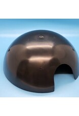 Reptile Basics Black Plastic Dome Hide Large