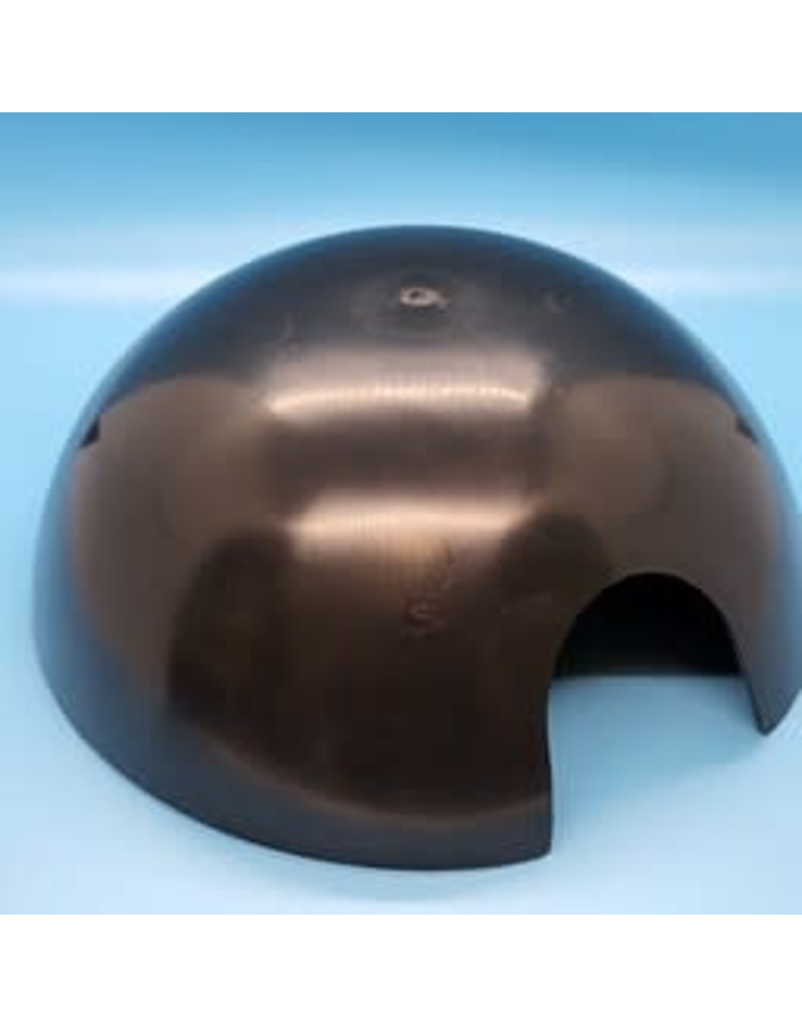 Reptile Basics Black Plastic Dome Hide Large