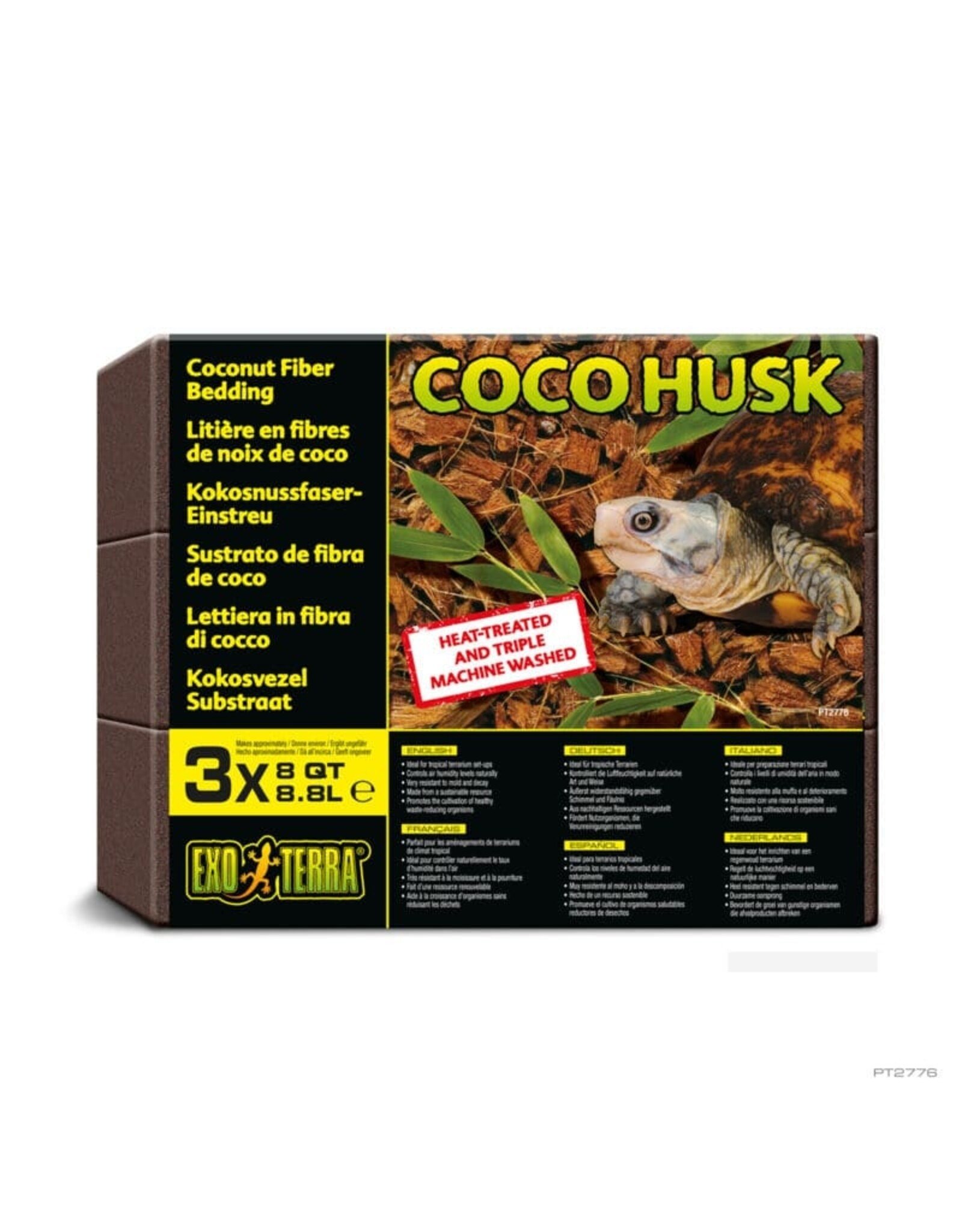 Exo Terra Exo Terra Coco Husk Brick 8Qt 3pk