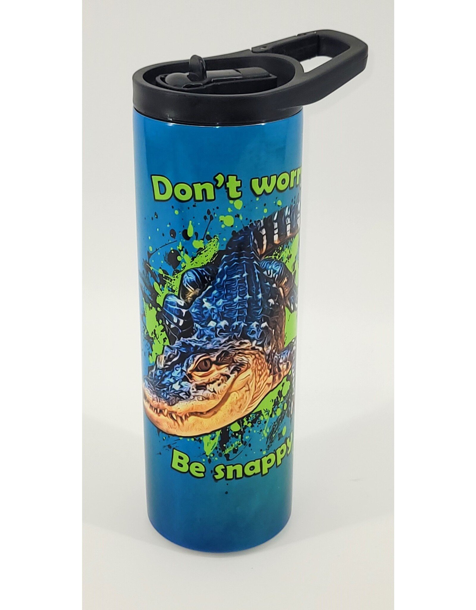 Snake Discovery SD Don't Worry , Be Snappy Tumbler New