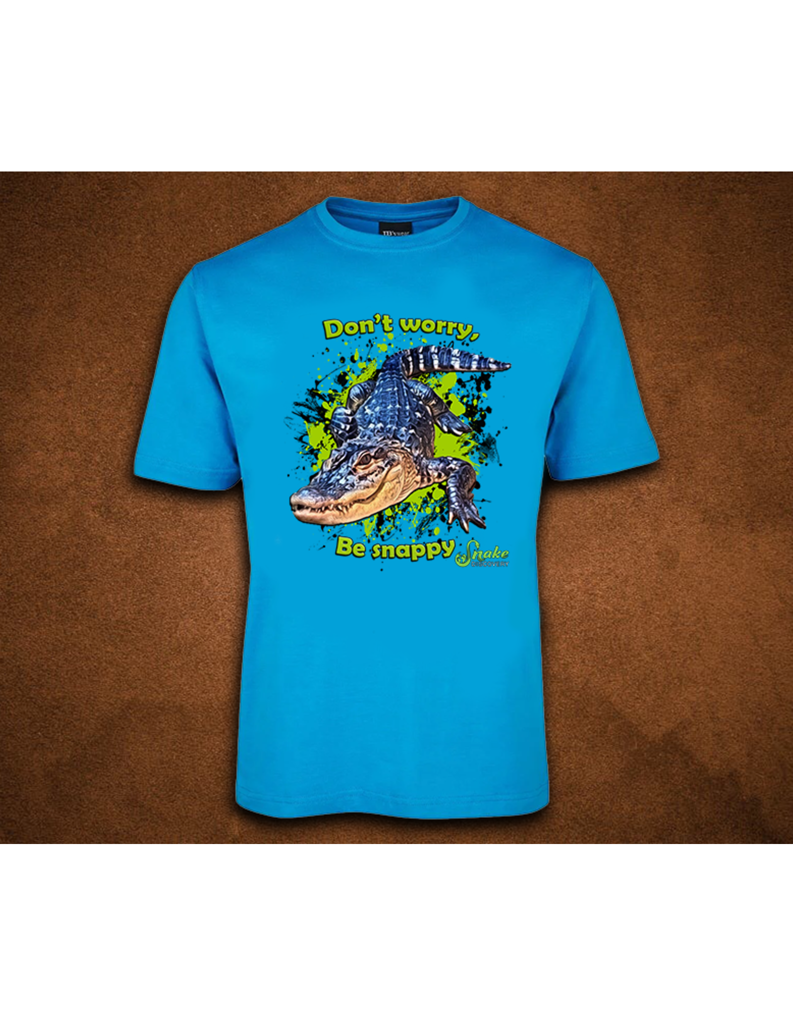 Snake Discovery Be Snappy T-Shirt – Featuring Rex the Alligator