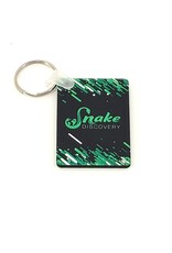 Snake Discovery Snake Discovery Logo Keychain – Classic Green Edition