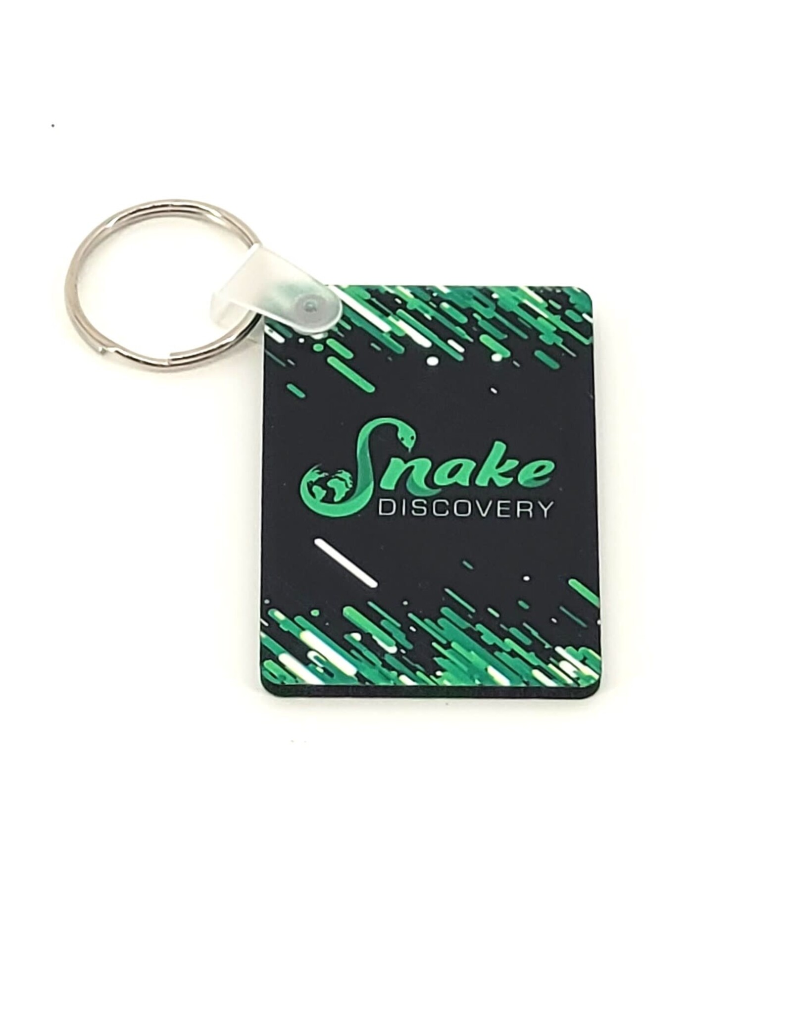 Snake Discovery Snake Discovery Logo Keychain – Classic Green Edition