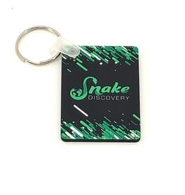 Snake Discovery SD Rectangle Keychain Logo