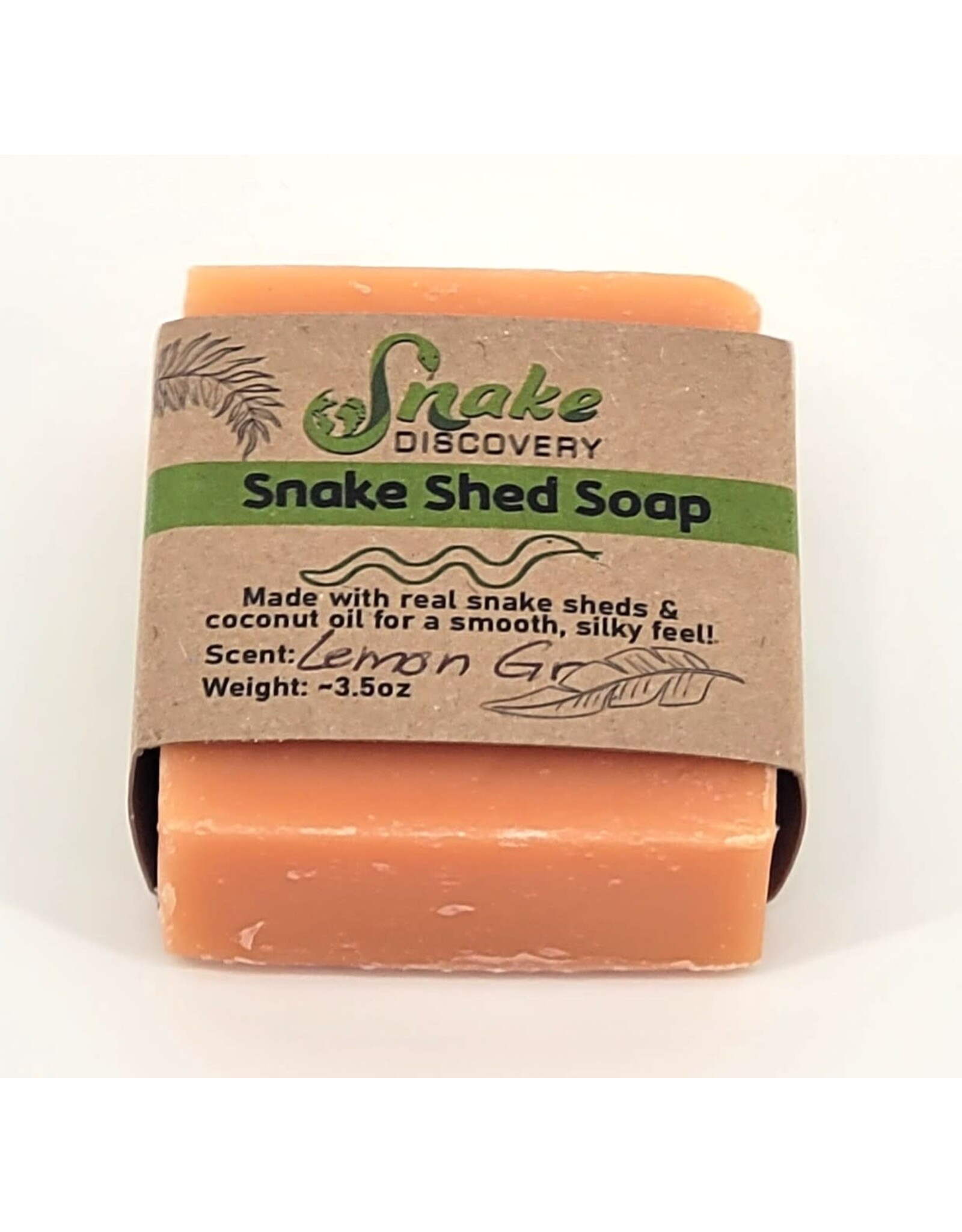 Snake Discovery Snake Discovery Snake Shed Soap – Lemongrass Scent (3.5 oz)