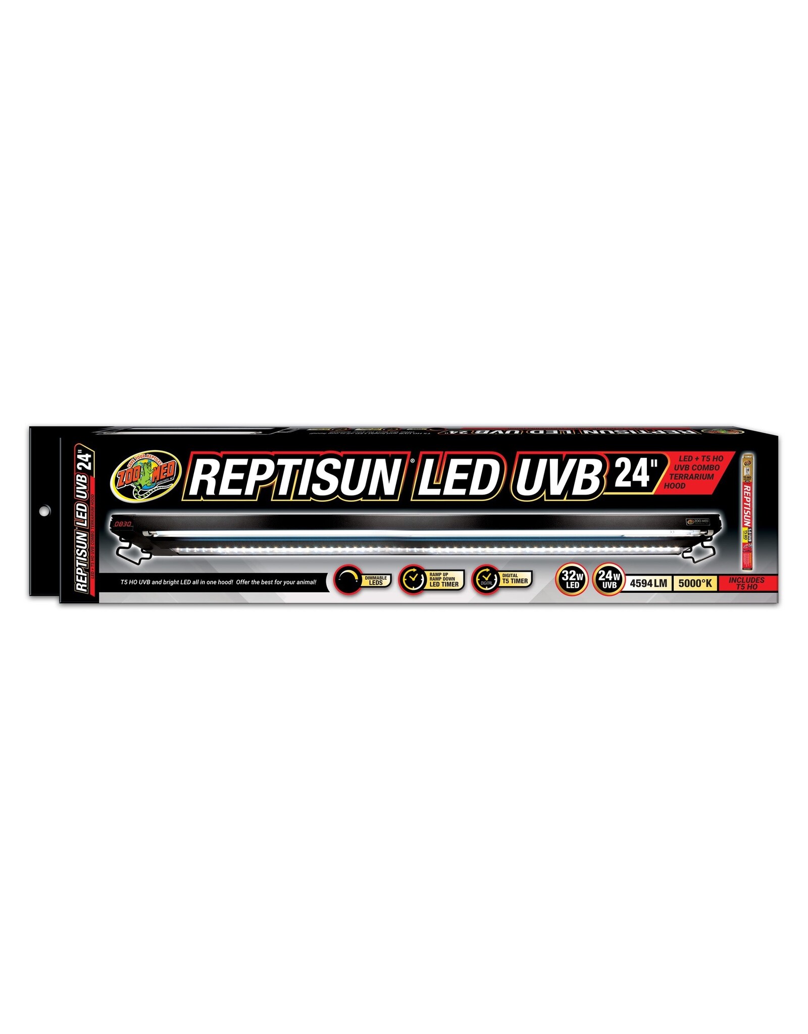 Zoo Med Zoo Med Reptisun LED/UVB Combo Terrarium Hood 24"