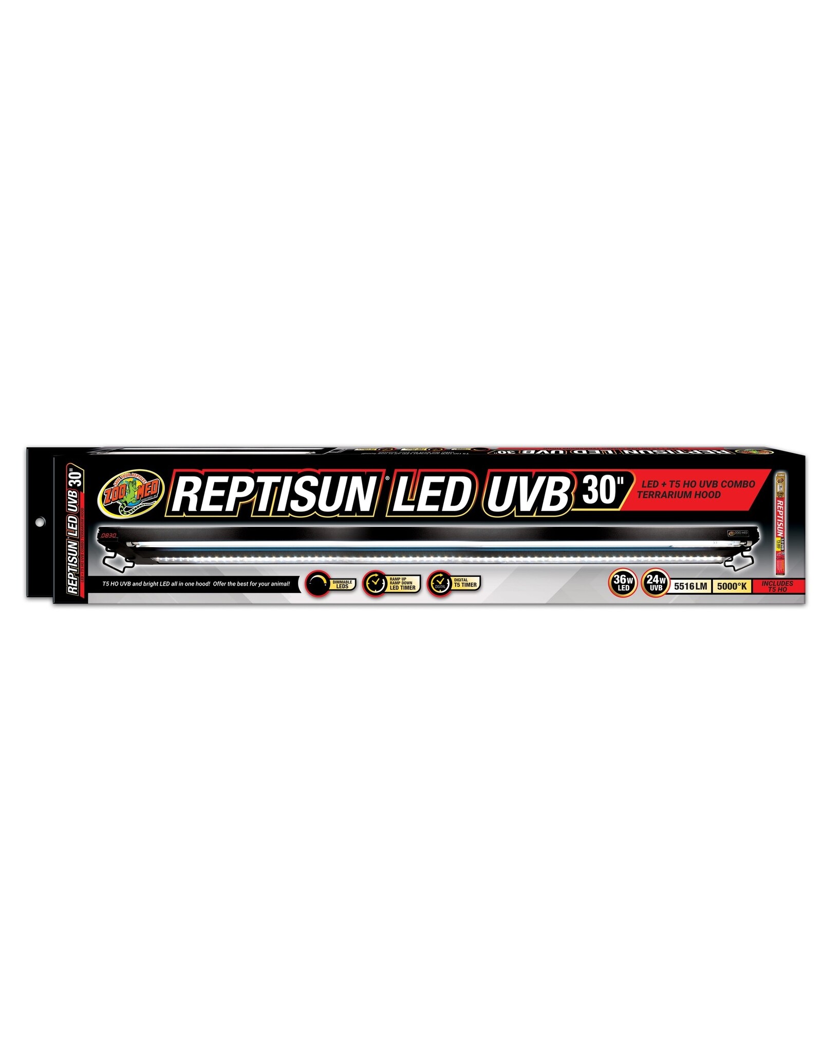 Zoo Med Zoo Med Reptisun LED/UVB Combo Terrarium Hood 30"