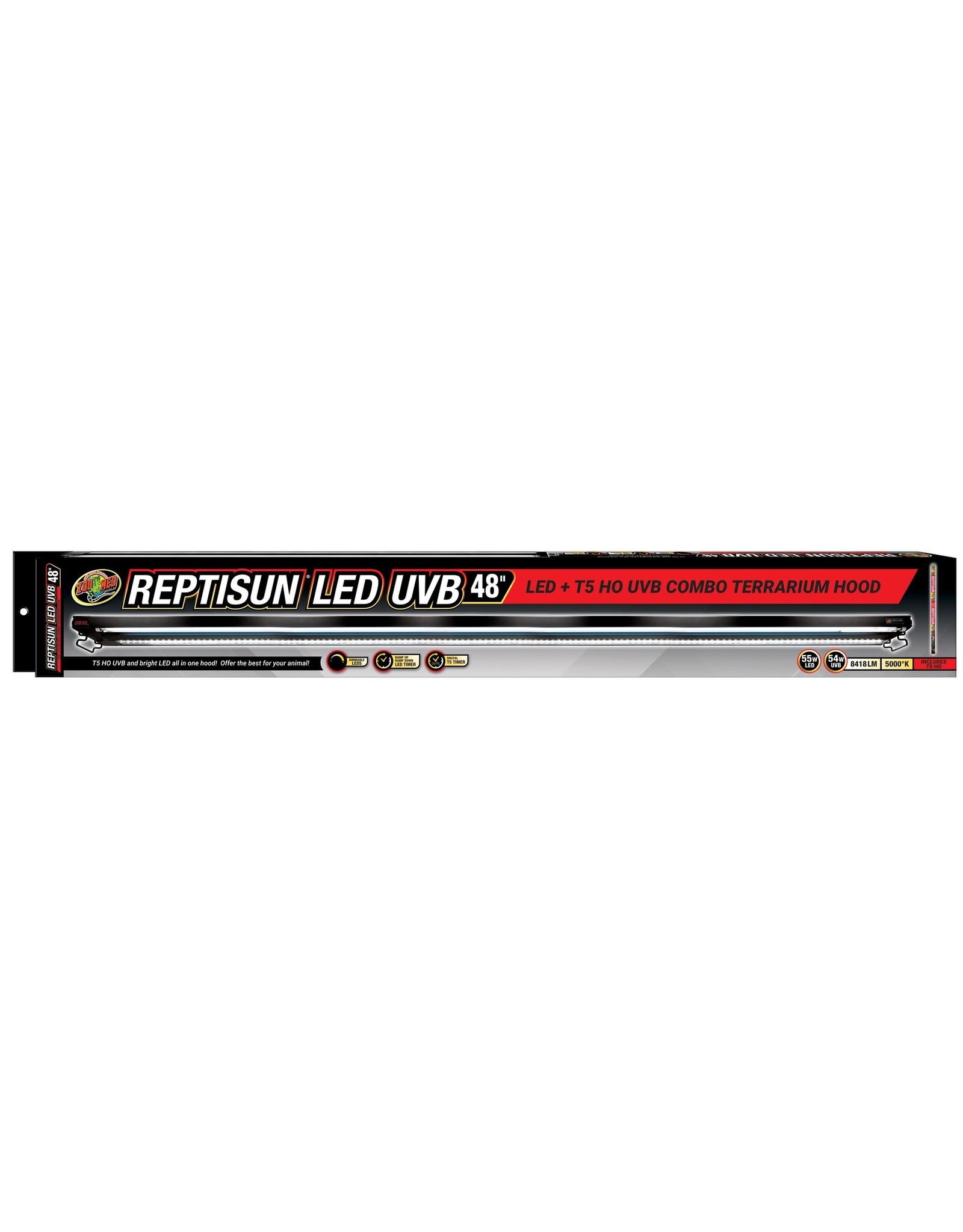 Zoo Med Zoo Med Reptisun LED/UVB Combo Terrarium Hood 48"