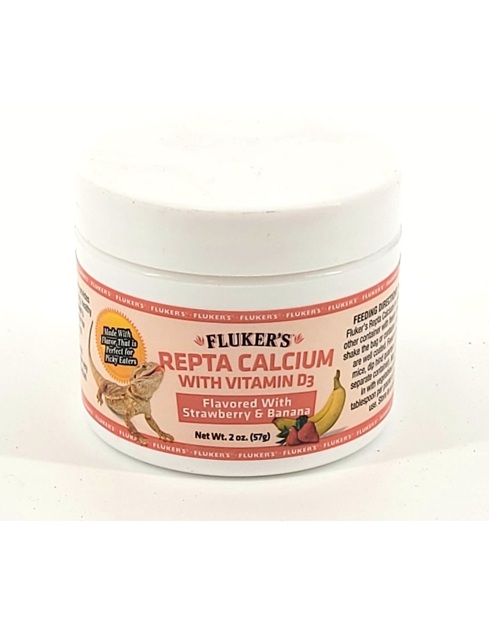 Fluker's Fluker's Repta Calcium w/ D3 Strawberry & Banana 2oz