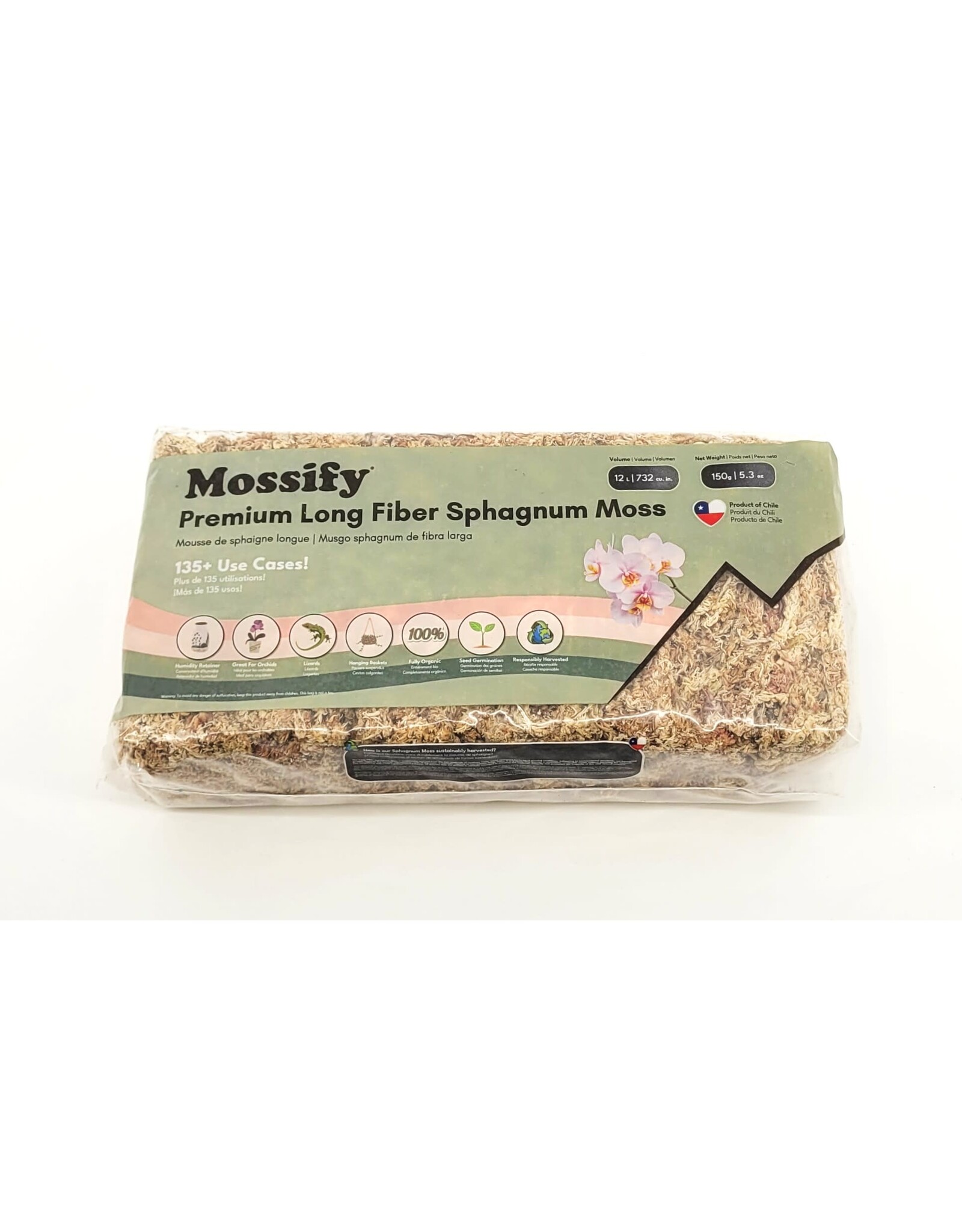Mossify Mossify Premium Natural Sphagnum Moss 150g