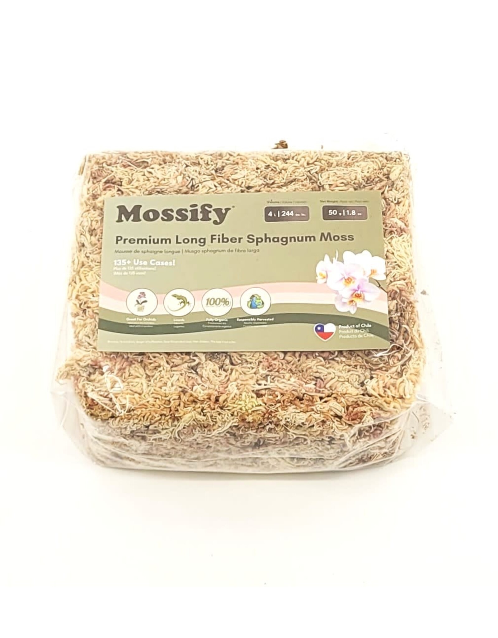Mossify Mossify Premium Natural Sphagnum Moss 50g