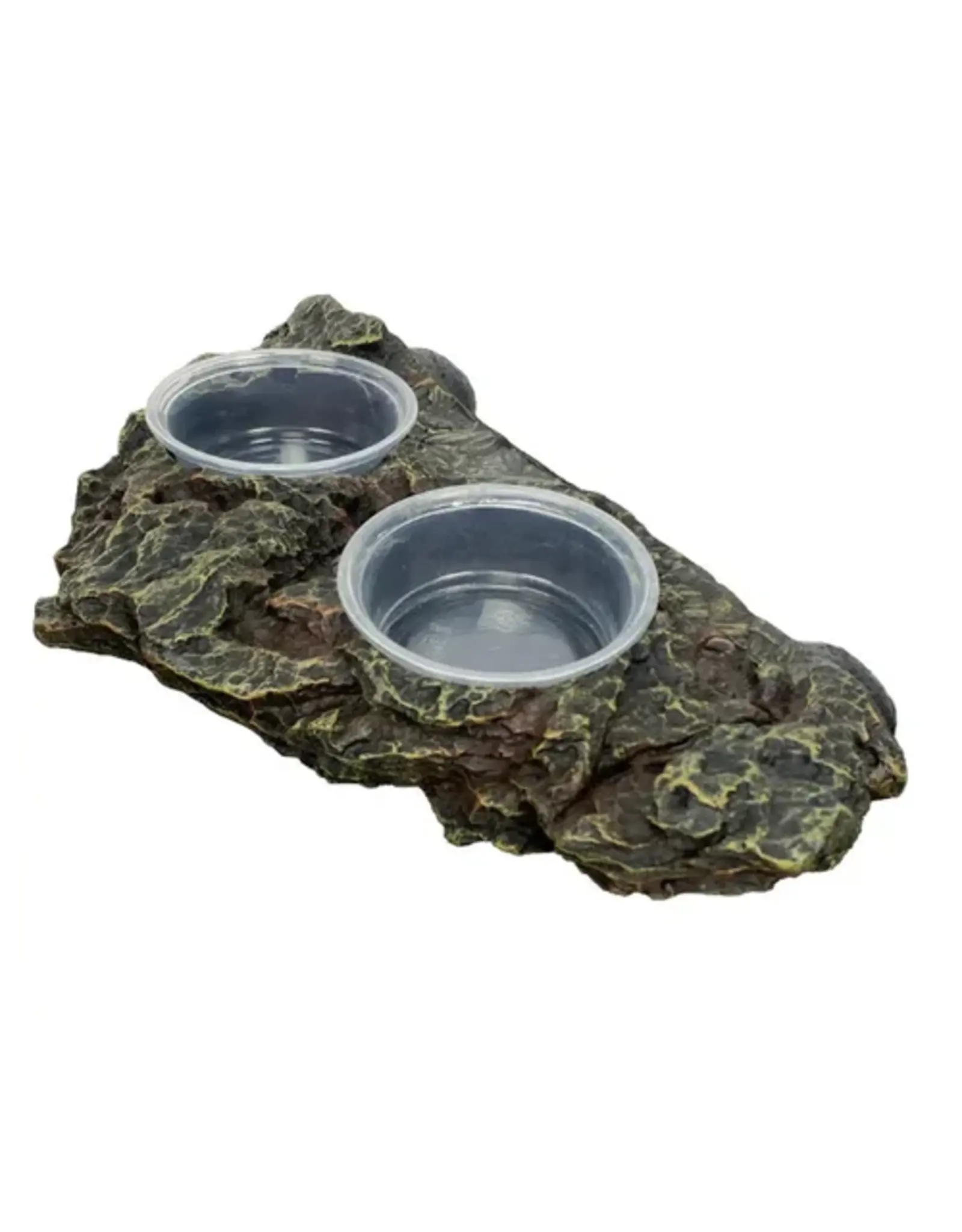 Komodo Komodo Magnetic Gecko Feeding Ledge w/ Bowls 8"