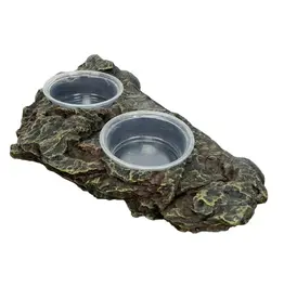 Komodo Komodo Magnetic Gecko Feeding Ledge w/ Bowls  8"