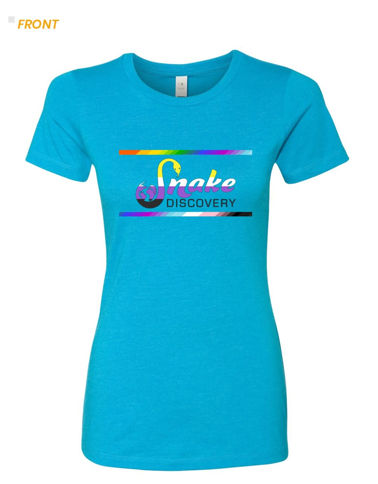 Snake Discovery SD Pride T-Shirt Nonbinary
