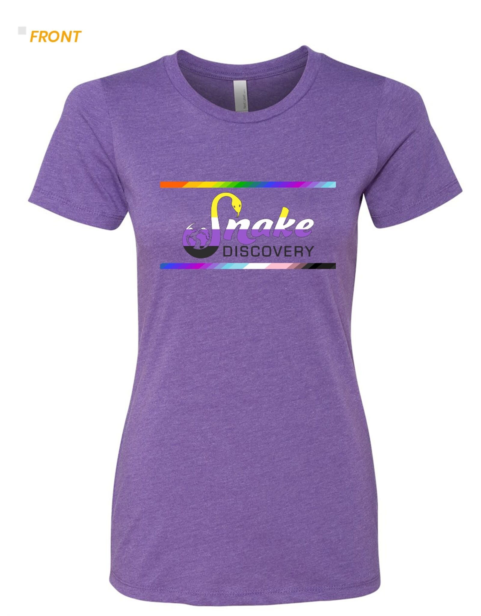 Snake Discovery SD Pride T-Shirt Nonbinary