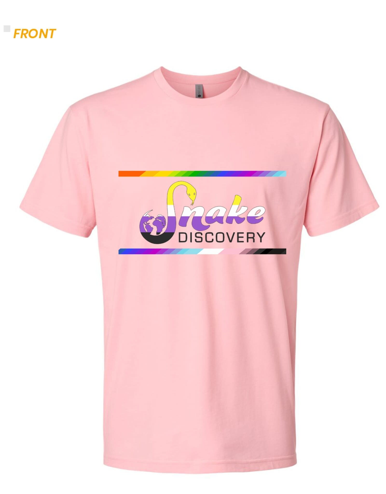 Snake Discovery SD Pride T-Shirt Nonbinary