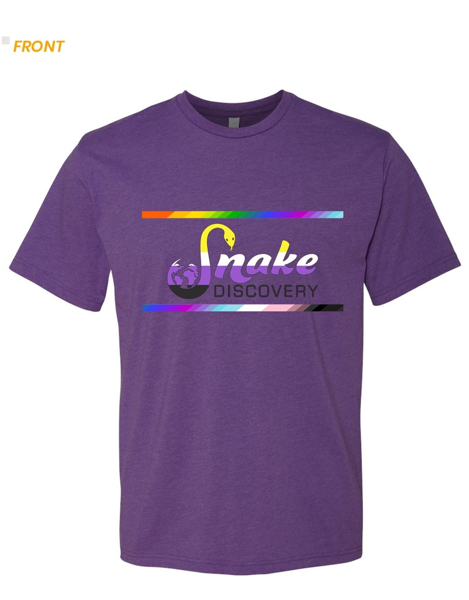 Snake Discovery SD Pride T-Shirt Nonbinary