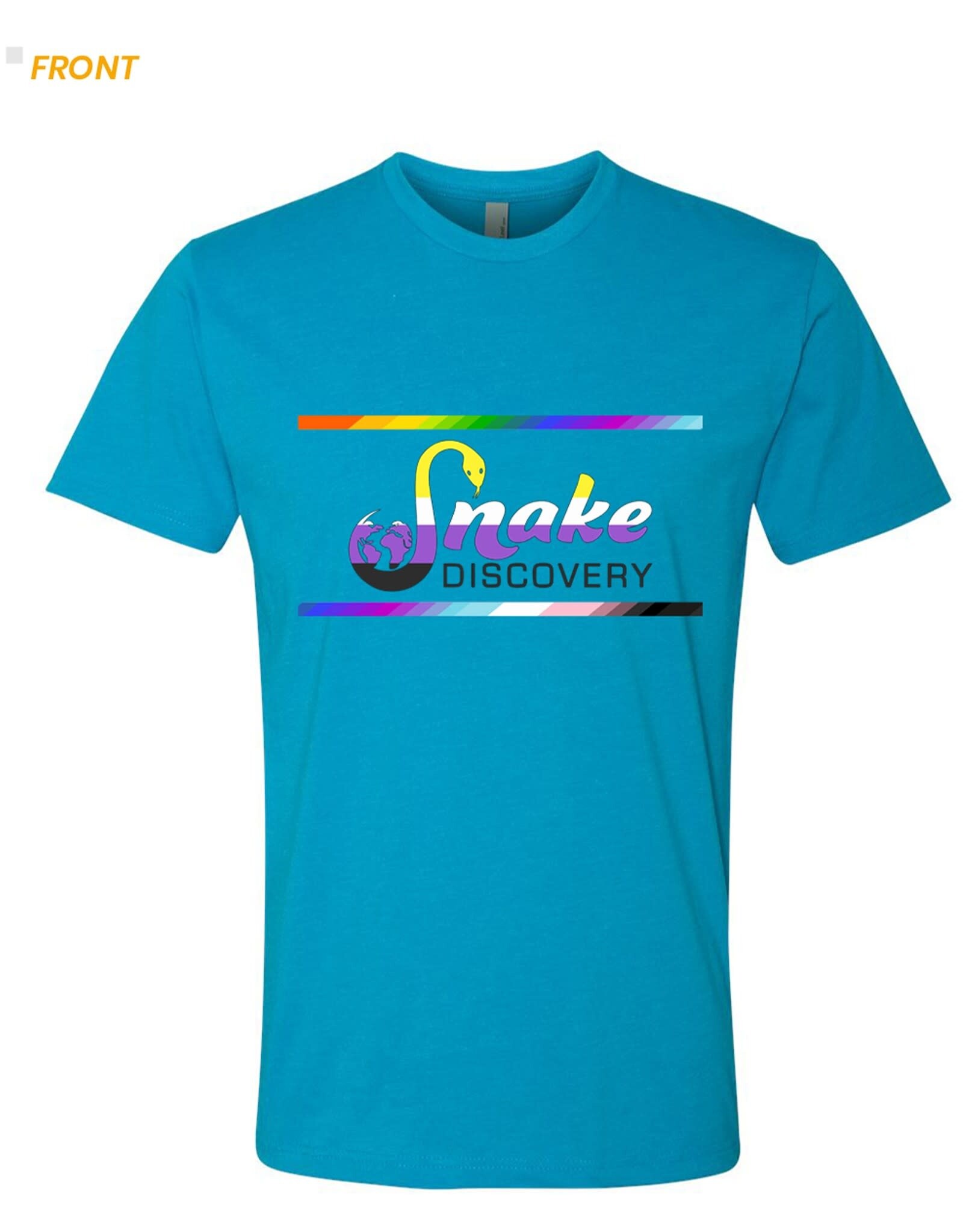 Snake Discovery SD Pride T-Shirt Nonbinary