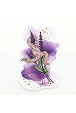 Snake Discovery SD Sticker Lavender