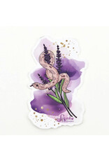 Snake Discovery SD Sticker Lavender
