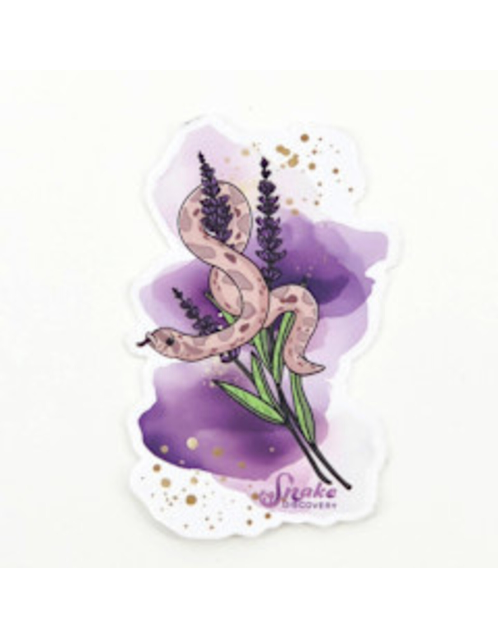 Snake Discovery SD Sticker Lavender