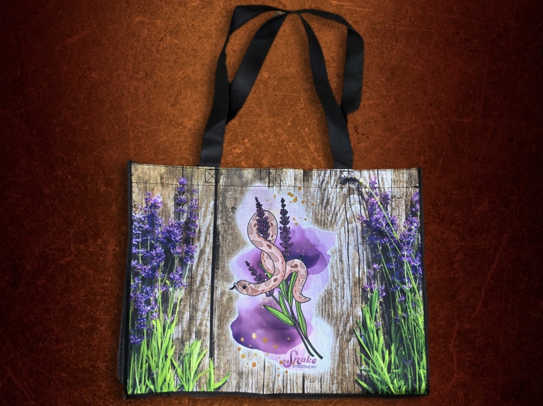 Lavender Hognose Tote Bag - Snake Discovery