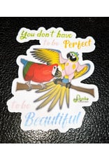 Snake Discovery SD Sticker You Don't Have to Be Perfect