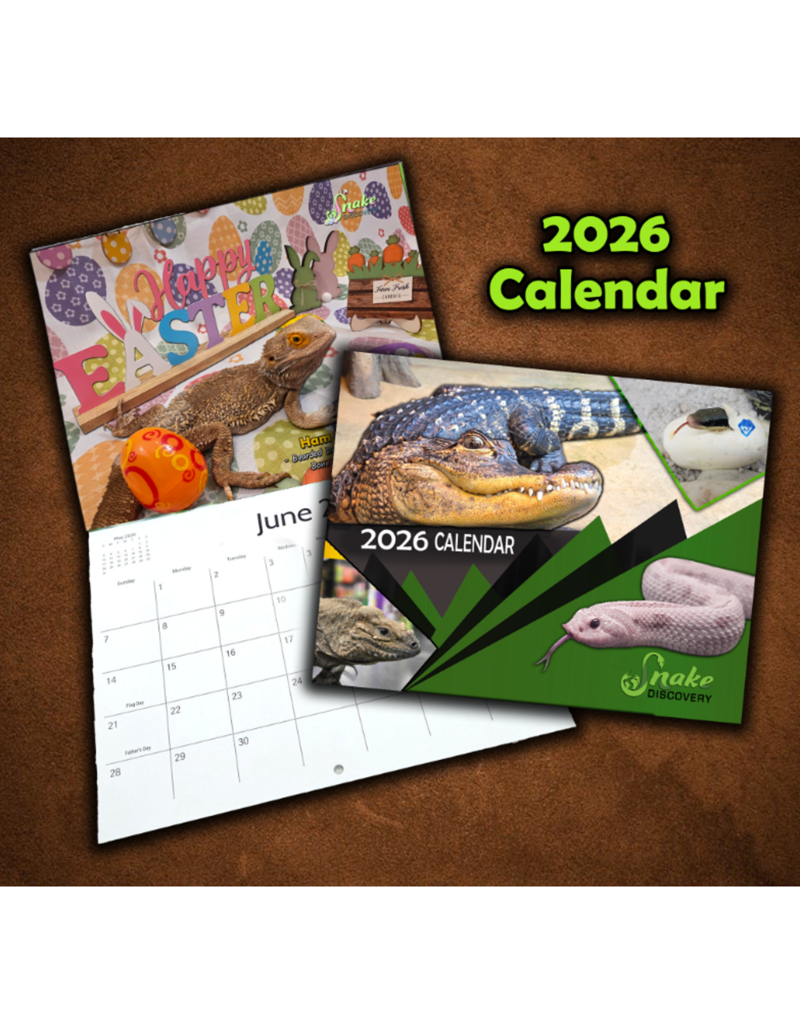 Snake Discovery 2026 Calendar