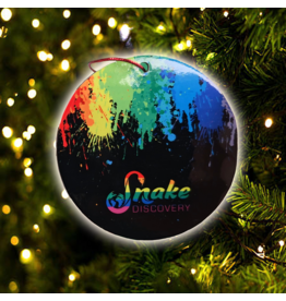 Snake Discovery SD Ornament- Rainbow Logo