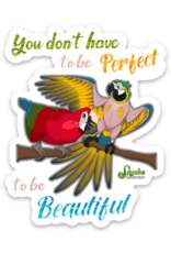 Snake Discovery SD Sticker You Don't Have to Be Perfect