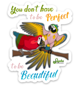 Snake Discovery SD Sticker You Don't Have to Be Perfect