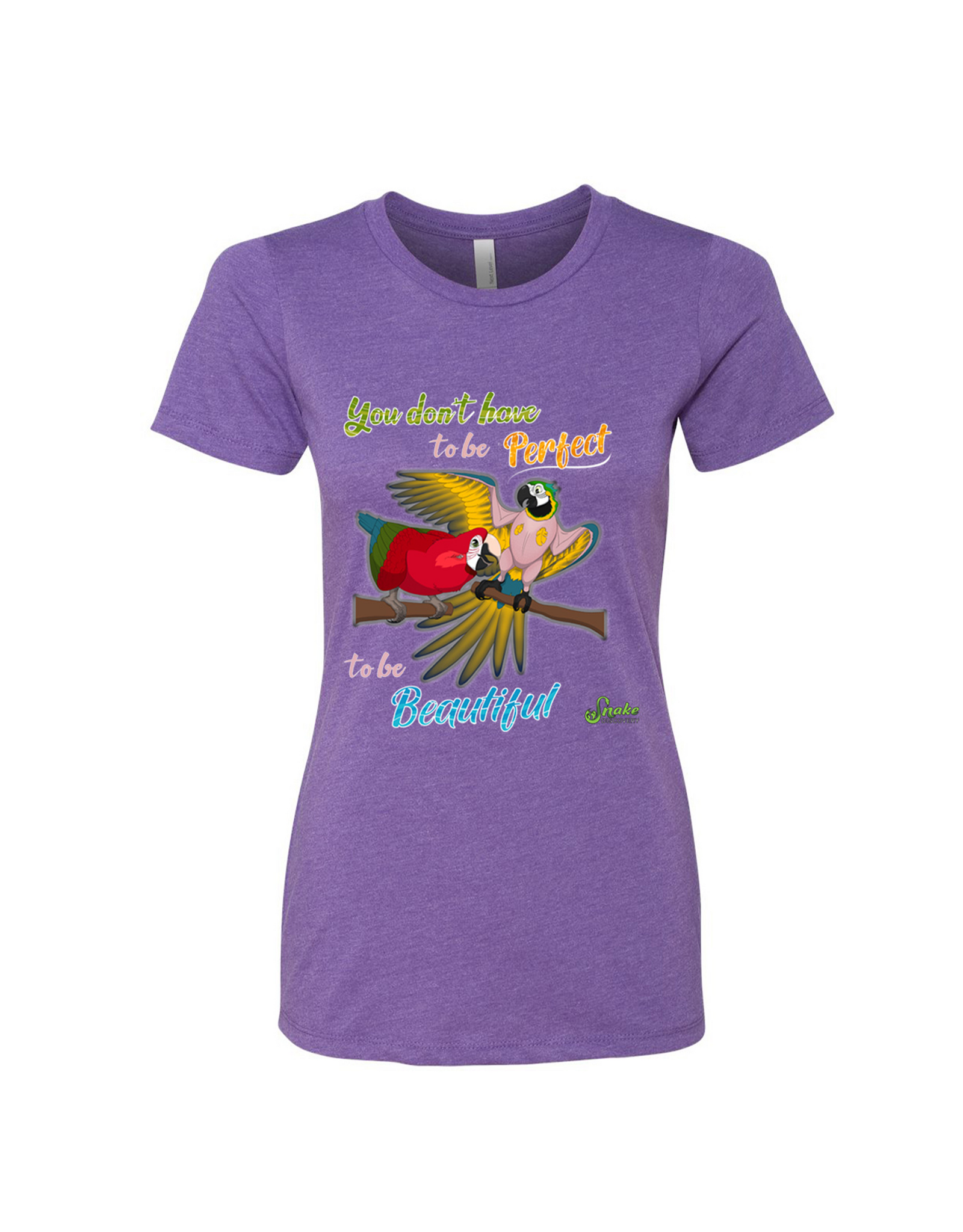 Snake Discovery Imperfectly Beautiful Macaw T-Shirt