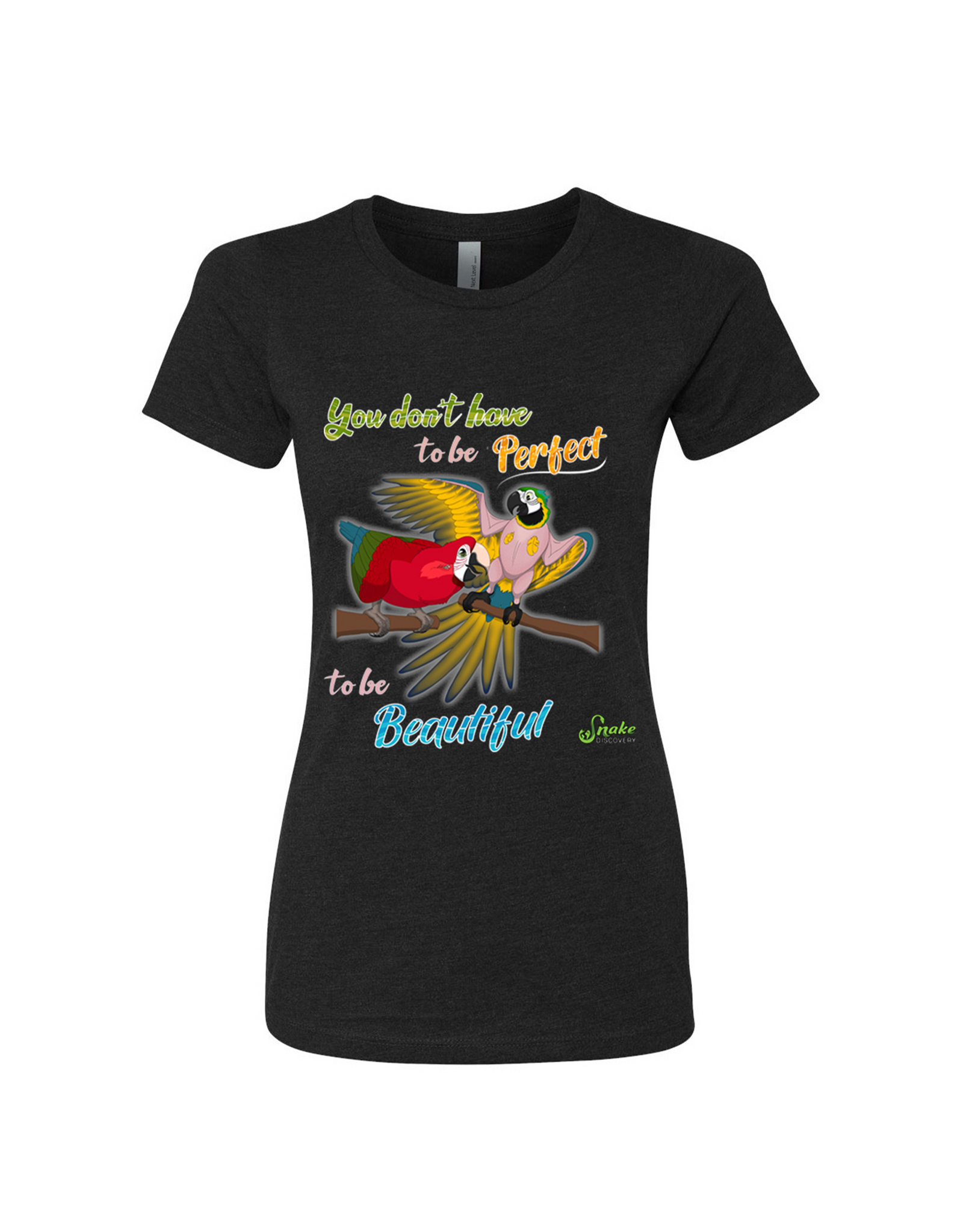 Snake Discovery Imperfectly Beautiful Macaw T-Shirt