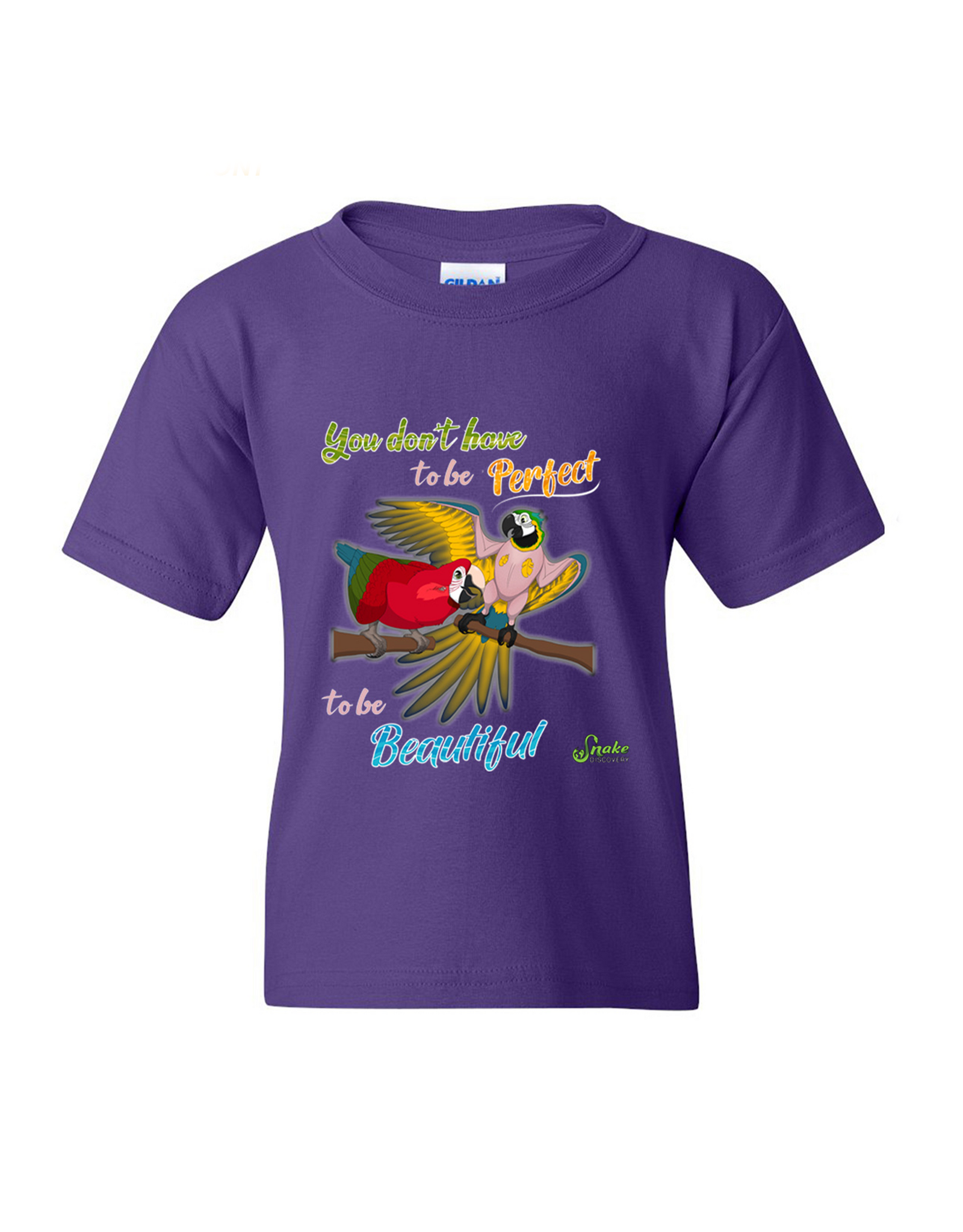 Snake Discovery Imperfectly Beautiful Macaw T-Shirt